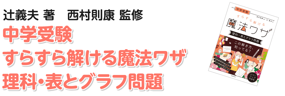 中学受験 すらすら解ける魔法ワザ 理科・表とグラフ問題