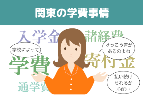 関東の学費事情