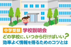 【中学受験】学校説明会　どの学校に、いつから行けばいい？　効率よく情報を得るためのコツとは